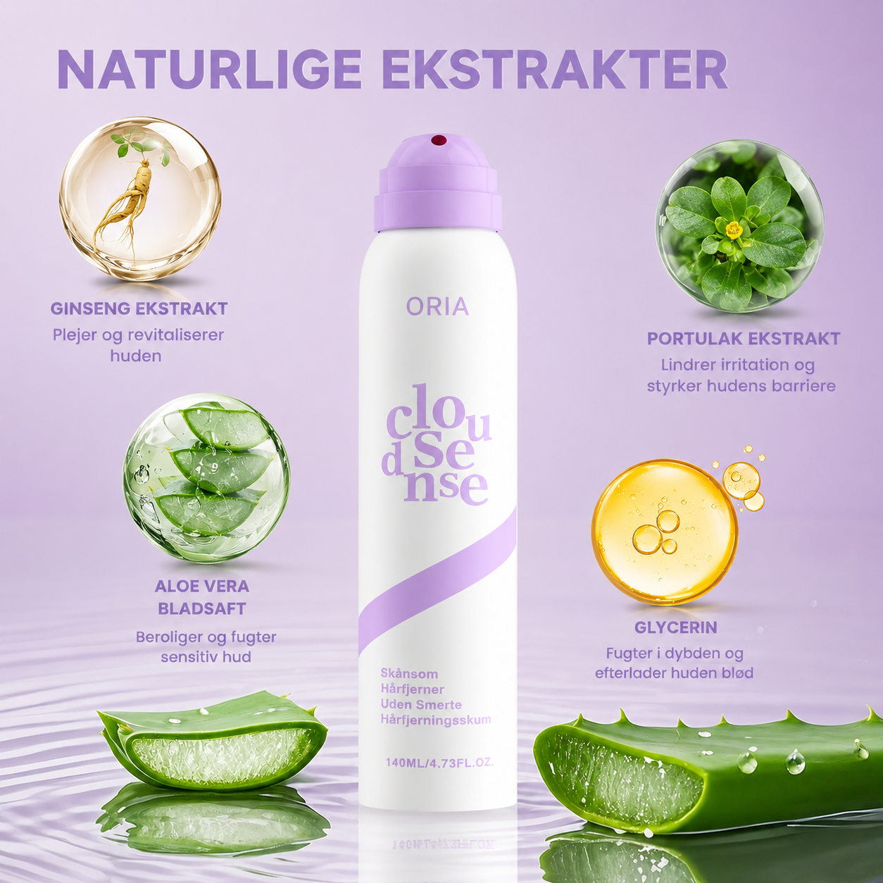 ORIA Hårfjerningscreme